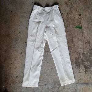Women's Vintage High Waisted Wool Trousers